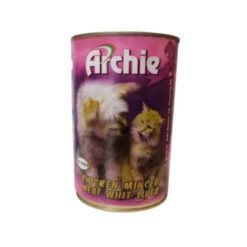 Храна за кучета - Archie - Adult Dog And Cat - Консерви за кучета - Мляно пилешко месо с дроб - Зоомагазин "Daneni"