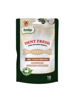 Дентална четка за кучета Dentallght Dent Frash, 360° Joint Support, 150 гр