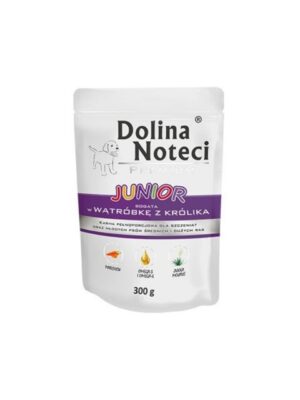 Най-добрия старт за новородено кученце с Dolina Noteci Dog Premium Junior Pouch, високо качество пауч за подрастващи кучета със свинско месо и заешки дроб от Зоомагазин Daneni