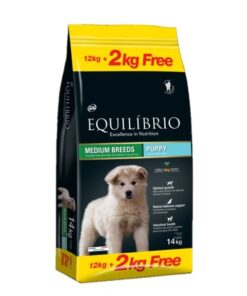 Най-добрата храна за подрастващи кучета от средни породи - Equilibrio Puppy Medium Breed от зоомагазин Daneni