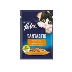 Вкусен феликс мокра храна за котки с Пилешко от зоомагазин Daneni