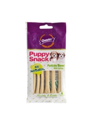 Gnawlers Puppy Snack Pettide Bone With Calcium