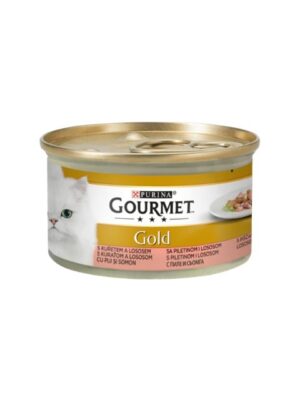 Gourmet Gold - Хапки в сос с пиле и сьомга