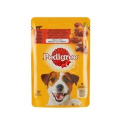 Мокра храна за кучета - Pedigree - Dog Adult Pouch - Говеждо и дроб в желе - Зоомагазин "Daneni"