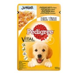 Храна за кучета - Pedigree Junior Dog Pouch - Пауч за малко куче - Пилешко и ориз 100 гр - Зоомагазин "Daneni"