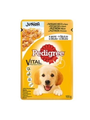 Pedigree Junior Dog Pouch - Пауч за малко куче - Пилешко и ориз 100 гр