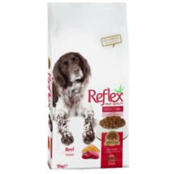 Reflex: High Energy Beef Adult Dog - Пълноценна храна за кучета с Говеждо 15 кг
