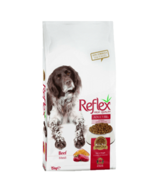 Reflex: High Energy Beef Adult Dog - Пълноценна храна за кучета с Говеждо 15 кг