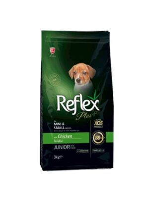 Reflex: Plus Puppy Dog Small Breeds Chicken - Гранули за малки кученца от дребни породи с пилешко 3 кг.