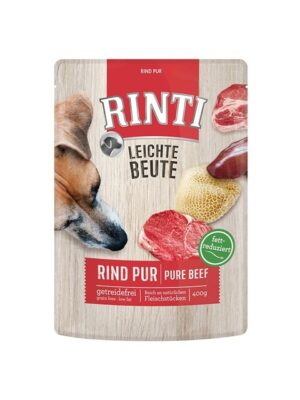 Rinti Leichte Beute Dog Pouch Grain Free, Чисто говеждо
