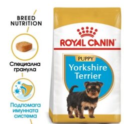 Храна за бебе йорки Royal Canin Yorkshire Terrier Junior 500 гр | Зоомагазин "Daneni"