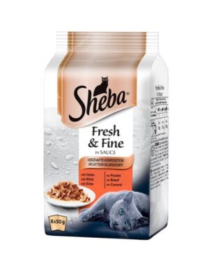 Sheba Fresh Fine, Месни ястия в сос