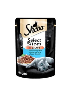 Seheba Select Slices In Gravy Cat Pouch, Океанска риба