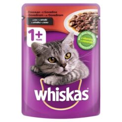 Whiskas Adult Cat Pouch, Говеждо