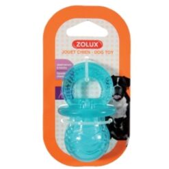 Zolux - Играчка за кучета - син биберон 7.5 см