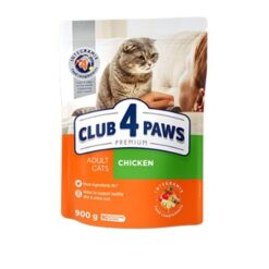Club 4 Paws Adult Cat Food Chicken - Храна за котки - Пилешко 900 гр | Зоомагазин "Daneni"