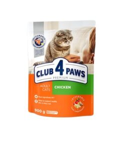 Club 4 Paws Adult Cat Food Chicken - Храна за котки - Пилешко 900 гр | Зоомагазин "Daneni"