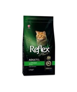 Reflex: Plus Adult Cat Chicken - Здравословна котешка храна с пилешко в компактна опаковка от 1.5 кг