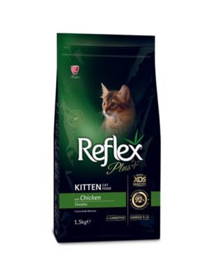 Reflex: Plus Cat Kitten Chicken - Храна за малки котета - Пилешко 1.5 кг