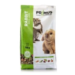 Пълноценна храна за зайчета Benelux Primus Rabbit - 0.750 гр е балансирана и пълноценна храна за всички видове декоративни зайчета.
