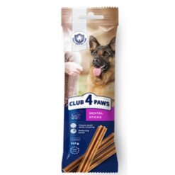 Дъвчащи пръчки за кучета CLUB 4 PAWS ефективно помагат за поддържане на здравето на устната кухина | Зоомагазин Daneni