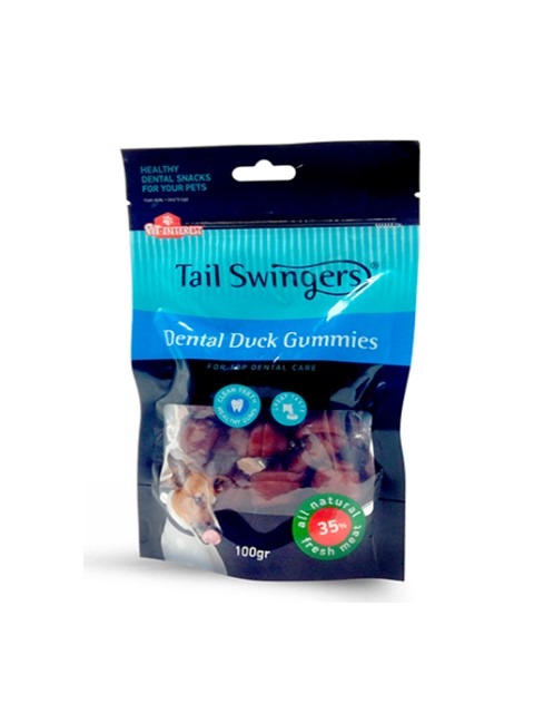 Дентални награди за кучета Tail Swingers Dental Gummies изцяло естествени от прясно месо!
