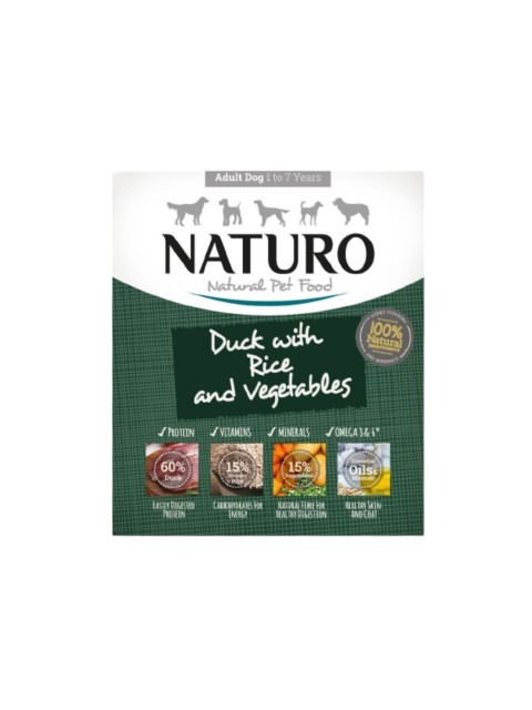 Naturo Dog Natural Duck with Rice and Vegetables