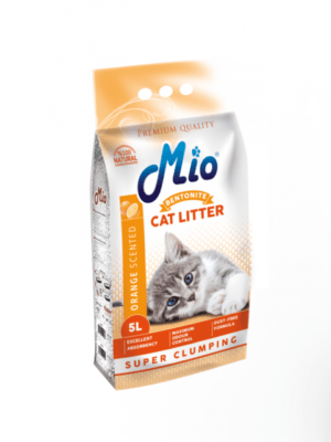 Постелка за тоалетна за котки от бентонит.