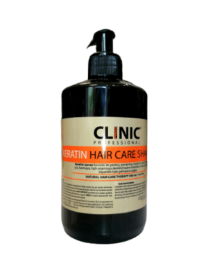 Кератинов шампоан Clinic Keratin Hair Care Shampoo - Терапия за възтановяване. Реконстроира увредена коса със своята обогатена с кератин формула.