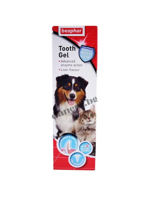 Beaphar Tooth Gel: Лесна дентална грижа за кучета и котки | Зоомагазин "Daneni"