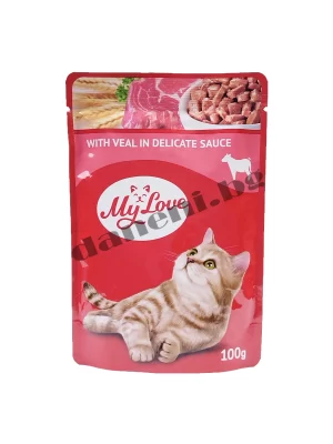 My Love Adult Cat Pouch, Телешко