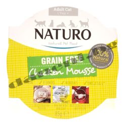 Naturo Cat Natural Grain Free Chicken Mousse - Пастет за котки - Пиле, 85 гр
