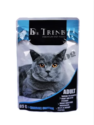 Пауч за котки Dr. Trend Premium Cat Pouch Hairball Control, Против космени топки. зоомагазин Данени.