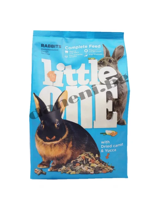 Храна за зайци Little One Daily feed for Rabbits - Пълноценна храна с фибри, 900 гр. зоомагазин Данени.