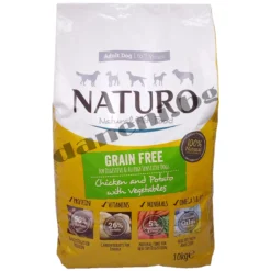 Naturo Grain Free - Висококачествена суха храна за кучета - Пиле с картофи и зеленчуци, 10 кг.
