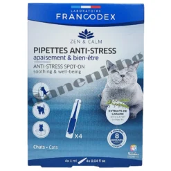 Aнти-стрес пипети за котки Francodex Cat Adult 4 бр | Зоомагазин "Daneni"