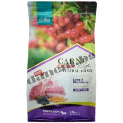 Опаковка на висококачествена, пълноценна храна, специално разработена за кученца от малки породи, бременни и кърмещи кучета.