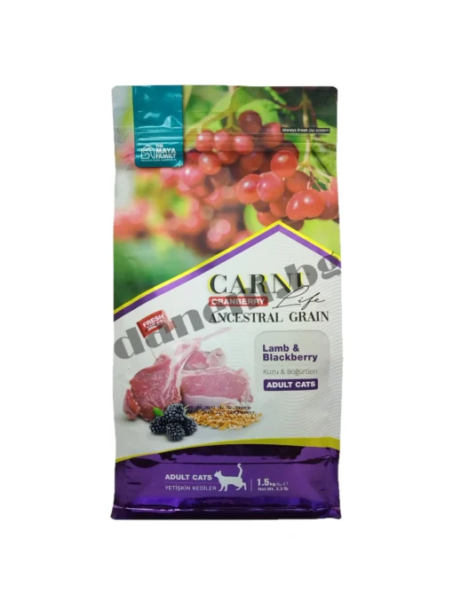 Висок клас храна за котки, Carni Life Cranberry - богата на протеини, с древни зърна и вкусни плодове от зоомагазин daneni