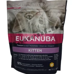 Храна за малки котета - Eukanuba Kitten Chicken. Хранете вашите котенца с пълноценни храни от зоомагазин daneni
