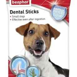 Beaphar Dental Sticks Small - Дентални пръчки за свеж дъх и чисти зъби, 7 бр, 112гр,