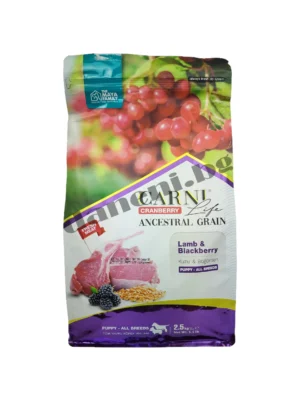 Carni Life Cranberry Ancestral Grain Lamb & Blackberry Puppy - висококачествена храна за кученца от всички породи, богата на хранителни вещества.