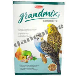 Здравословна храна за красиви пера на вълнисти папагали, Padovan Grandmix Cocorite от зоомагазин daneni