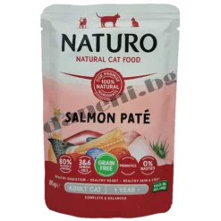 Naturo Cat Salmon Pate Pouch - Пастет с риба сьомга за котки, 85 гр