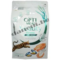 Opti Meal Beauty Fitness Sterilised Cat - Супер премиум храна за кастрирани котки с морски протеини. Богата на Омега-3 и 6