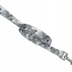 Zolux Camo - Сив повод за куче 15 мм/1,2 м