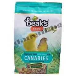 Храна за канарчета - Beaks Deluxe Natural Food Canaries Fruits - Пълноценна Храна с Плодове 400 гр