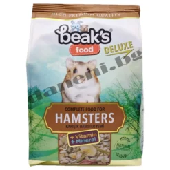Beaks Deluxe Natural Food Hamsters - Пълноценна и ежедневна храна за хамстери 500 гр
