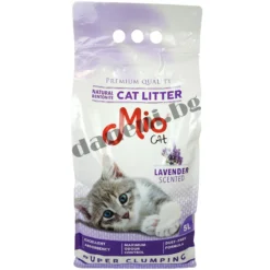 Бентонит Mio Compact, пясък за котешка тоалетна - различни аромати, 5 л и 10 л