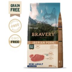 Bravery Mini & Small Breeds Iberian Pork – Пълноценна хипоалергенна храна за кучета от  дребни породи, Иберийско свинско