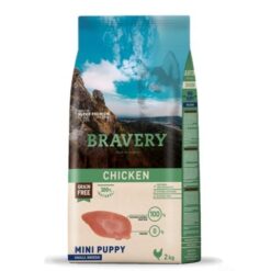 Bravery Puppy Mini & Small Breeds Chicken – Пълноценна хипоалергенна храна за малки кученца от дребни породи, Пилешко